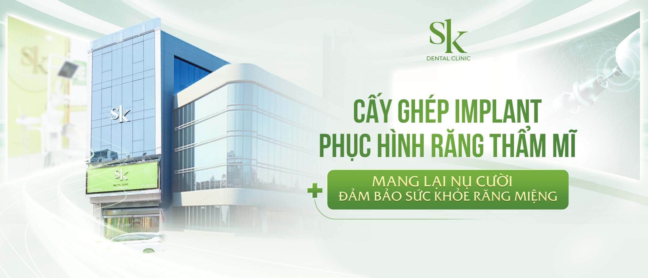 SK Dental - địa chỉ trồng răng Implant sử dụng Abutment cá nhân hóa