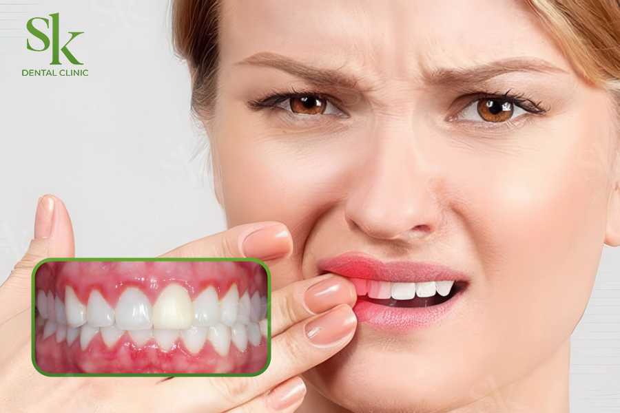 Dấu hiệu dị ứng răng sứ