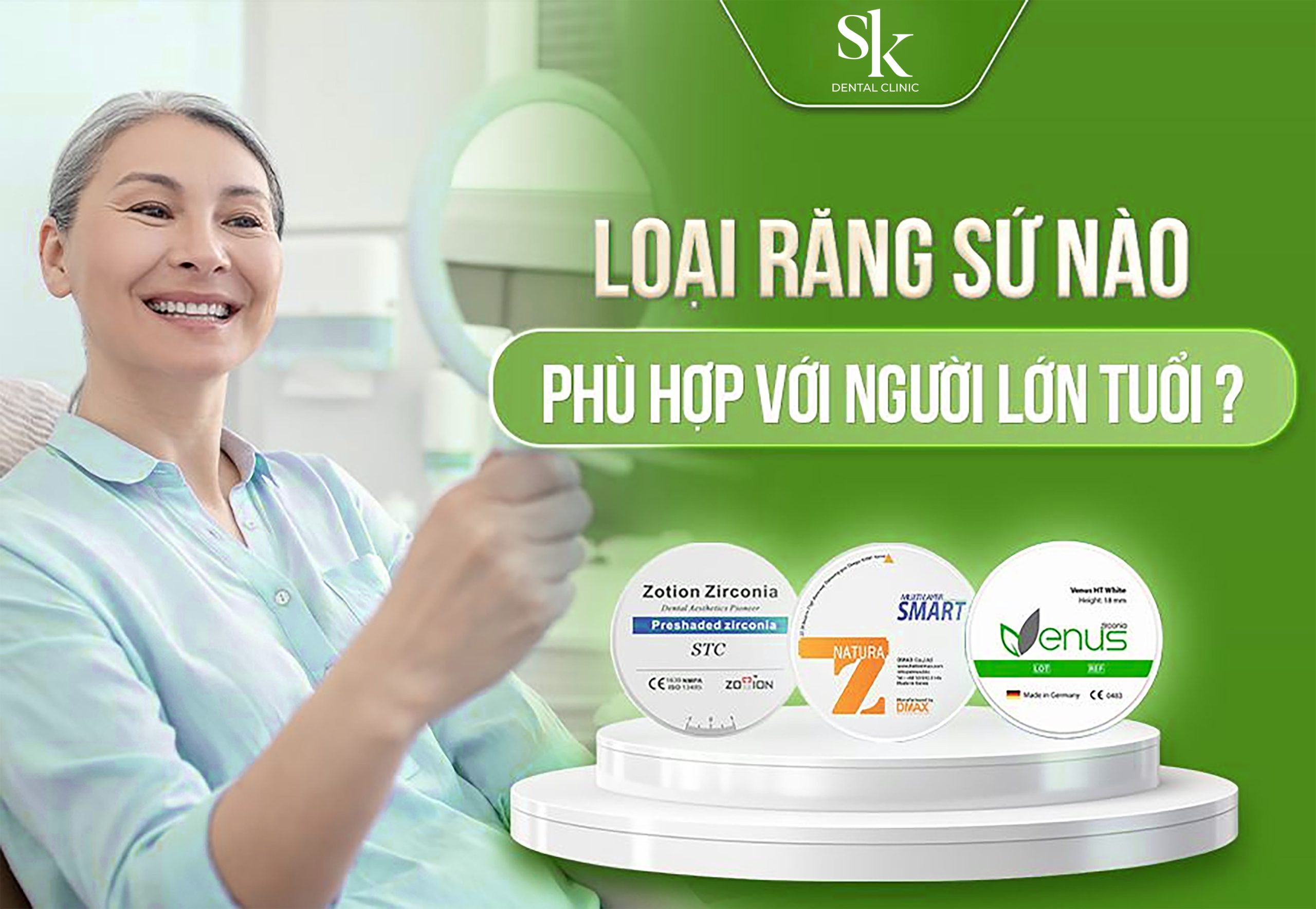 Các Loại Răng Sứ Phù Hợp Cho Người Cao Tuổi