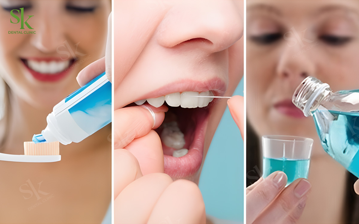 Vệ sinh răng bọc sứ đúng cách